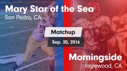 Matchup: Mary Star of the vs. Morningside  2016