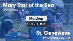 Matchup: Mary Star of the vs. St. Genevieve  2016