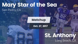 Matchup: Mary Star of the vs. St. Anthony  2017
