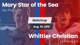 Matchup: Mary Star of the vs. Whittier Christian  2019