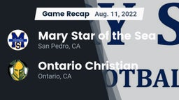 Recap: Mary Star of the Sea  vs. Ontario Christian  2022
