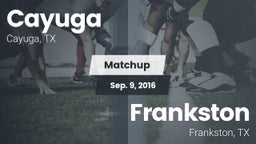 Matchup: Cayuga  vs. Frankston  2016
