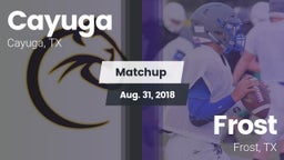 Matchup: Cayuga  vs. Frost  2018