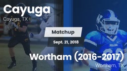 Matchup: Cayuga  vs. Wortham  (2016-2017) 2018