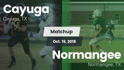 Matchup: Cayuga  vs. Normangee  2018