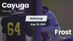 Matchup: Cayuga  vs. Frost  2019