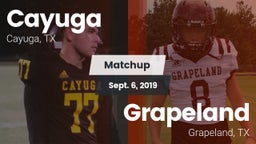 Matchup: Cayuga  vs. Grapeland  2019