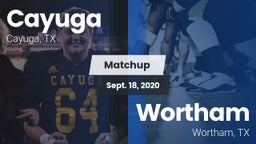 Matchup: Cayuga  vs. Wortham  2020