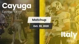 Matchup: Cayuga  vs. Italy  2020