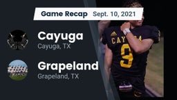 Recap: Cayuga  vs. Grapeland  2021