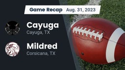 Recap: Cayuga  vs. Mildred  2023