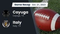 Recap: Cayuga  vs. Italy  2023