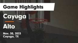 Cayuga  vs Alto  Game Highlights - Nov. 30, 2023