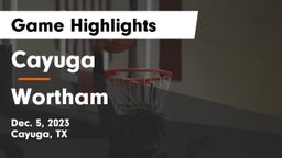 Cayuga  vs Wortham  Game Highlights - Dec. 5, 2023
