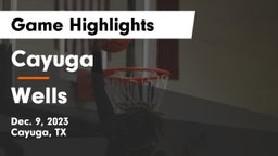 Cayuga  vs Wells  Game Highlights - Dec. 9, 2023
