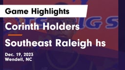 Corinth Holders  vs Southeast Raleigh hs Game Highlights - Dec. 19, 2023