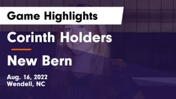 Corinth Holders  vs New Bern  Game Highlights - Aug. 16, 2022