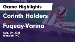 Corinth Holders  vs Fuquay-Varina  Game Highlights - Aug. 29, 2023