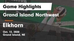 Grand Island Northwest  vs Elkhorn  Game Highlights - Oct. 12, 2020