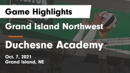 Grand Island Northwest  vs Duchesne Academy Game Highlights - Oct. 7, 2021