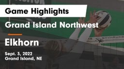 Grand Island Northwest  vs Elkhorn  Game Highlights - Sept. 3, 2022