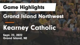 Grand Island Northwest  vs Kearney Catholic  Game Highlights - Sept. 22, 2022