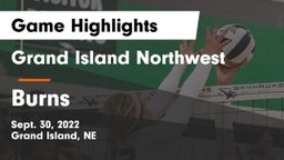 Grand Island Northwest  vs Burns  Game Highlights - Sept. 30, 2022