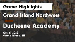 Grand Island Northwest  vs Duchesne Academy Game Highlights - Oct. 6, 2022