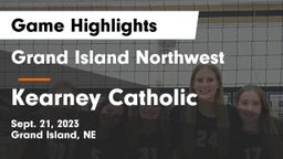 Grand Island Northwest  vs Kearney Catholic  Game Highlights - Sept. 21, 2023