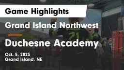 Grand Island Northwest  vs Duchesne Academy Game Highlights - Oct. 5, 2023