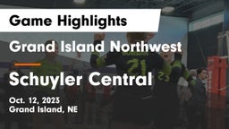 Grand Island Northwest  vs Schuyler Central  Game Highlights - Oct. 12, 2023
