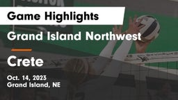 Grand Island Northwest  vs Crete  Game Highlights - Oct. 14, 2023