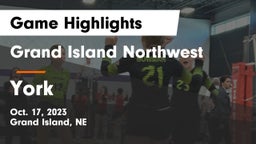 Grand Island Northwest  vs York  Game Highlights - Oct. 17, 2023