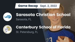 Recap: Sarasota Christian School vs. Canterbury School of Florida 2022