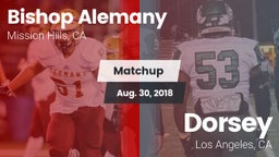 Matchup: Bishop Alemany High  vs. Dorsey  2018