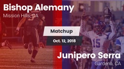 Matchup: Bishop Alemany High  vs. Junipero Serra  2018