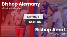Matchup: Bishop Alemany High  vs. Bishop Amat  2018