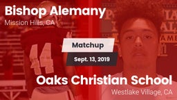 Matchup: Bishop Alemany High  vs. Oaks Christian School 2019