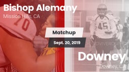 Matchup: Bishop Alemany High  vs. Downey  2019
