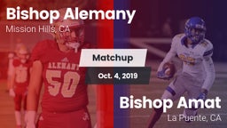 Matchup: Bishop Alemany High  vs. Bishop Amat  2019