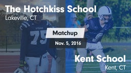 Matchup: The Hotchkiss School vs. Kent School  2016
