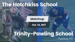 Matchup: The Hotchkiss School vs. Trinity-Pawling School 2017