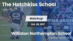 Matchup: The Hotchkiss School vs. Williston Northampton School 2017