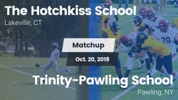 Matchup: The Hotchkiss School vs. Trinity-Pawling School 2018