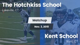 Matchup: The Hotchkiss School vs. Kent School  2018