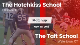 Matchup: The Hotchkiss School vs. The Taft School 2018