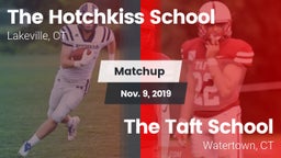 Matchup: The Hotchkiss School vs. The Taft School 2019