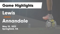 Lewis  vs Annandale  Game Highlights - May 25, 2023