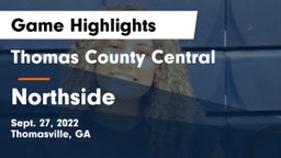 Thomas County Central  vs Northside  Game Highlights - Sept. 27, 2022