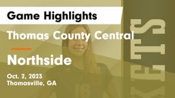 Thomas County Central  vs Northside  Game Highlights - Oct. 2, 2023
